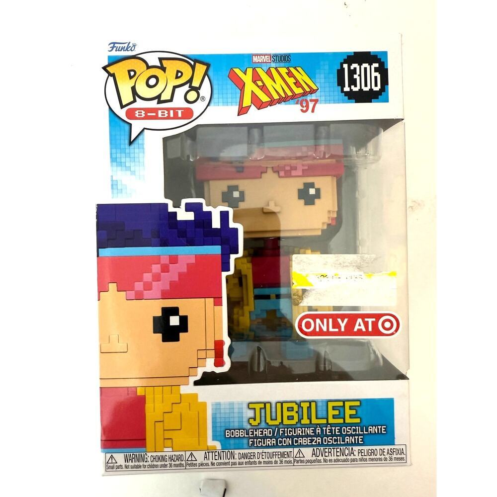 Funko Pop! Marvel X-Men 97 Jubilee‎ 8-Bit #1306 Target Exclusive New